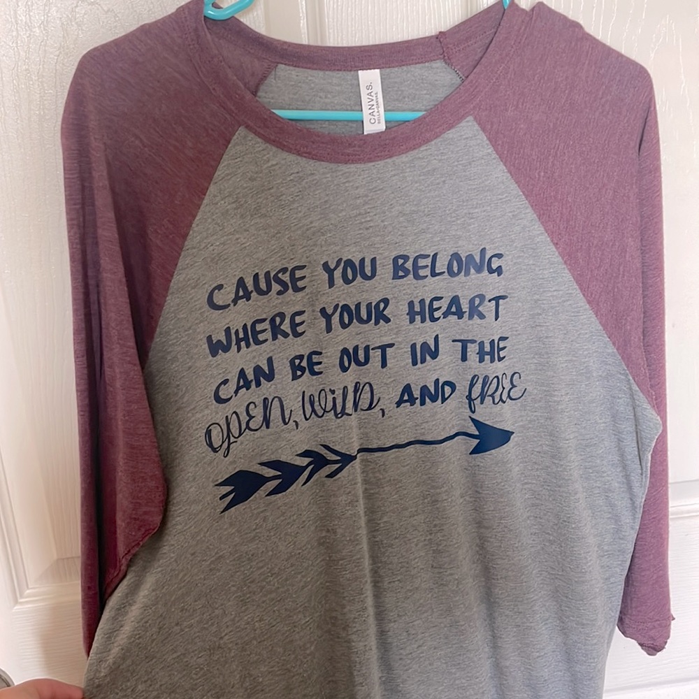 3/4 Custom Canvas Cody Johnson Tee